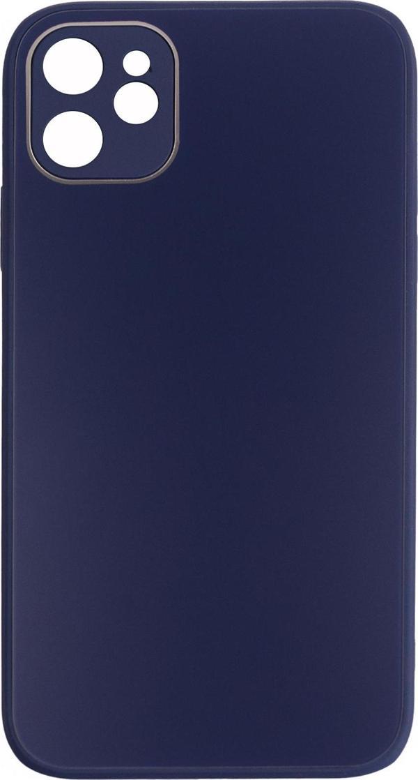 ScHitec Deluxe İphone 12 Mat Kılıf Lacivert - Image 1