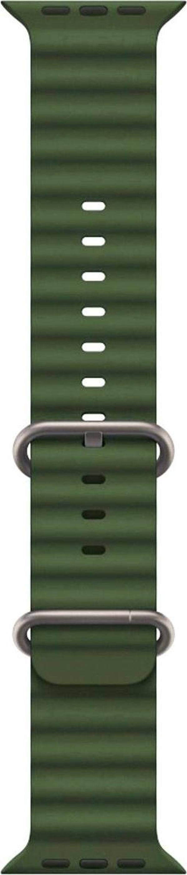 Winex Mobile 42-49Mm Yeni Nesil Apple Uyumlu Akıllı Saat Kordonu Silikon Koyu Yeşil - Image 1
