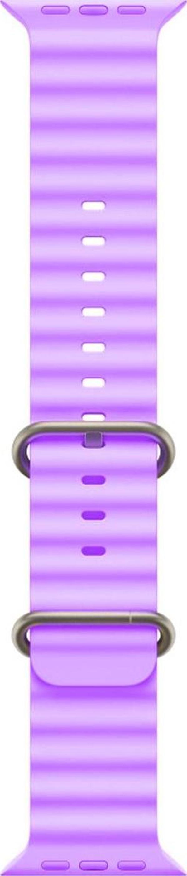 Winex Mobile 42-49Mm Yeni Nesil Apple Uyumlu Akıllı Saat Kordonu Silikon Mor - Image 1