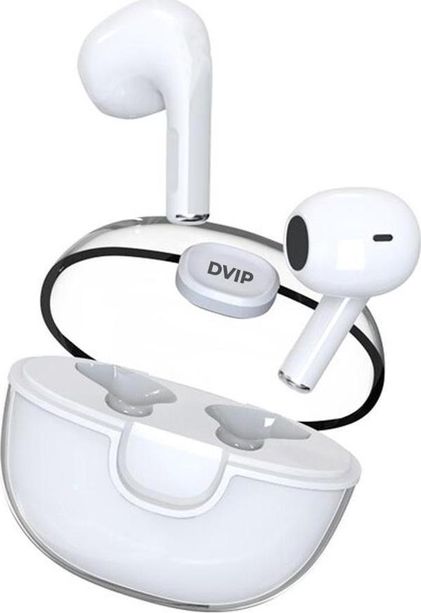 DVIP TK01 Space One TWS Bluetooth 5.0 Kulaklık Beyaz - Image 1