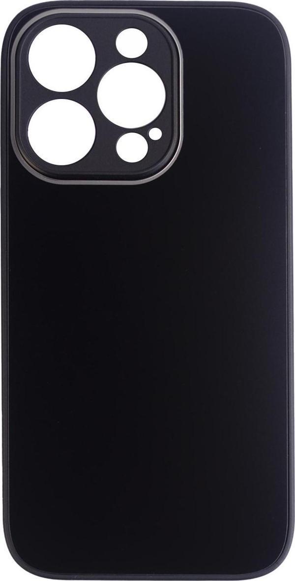 ScHitec Deluxe İphone 13 Pro Max Mat Kılıf Siyah - Image 1