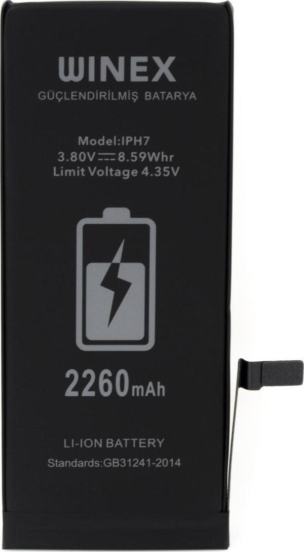 Winex İphone 7G Uyumlu Güçlendirilmiş Premium Batarya - Image 1