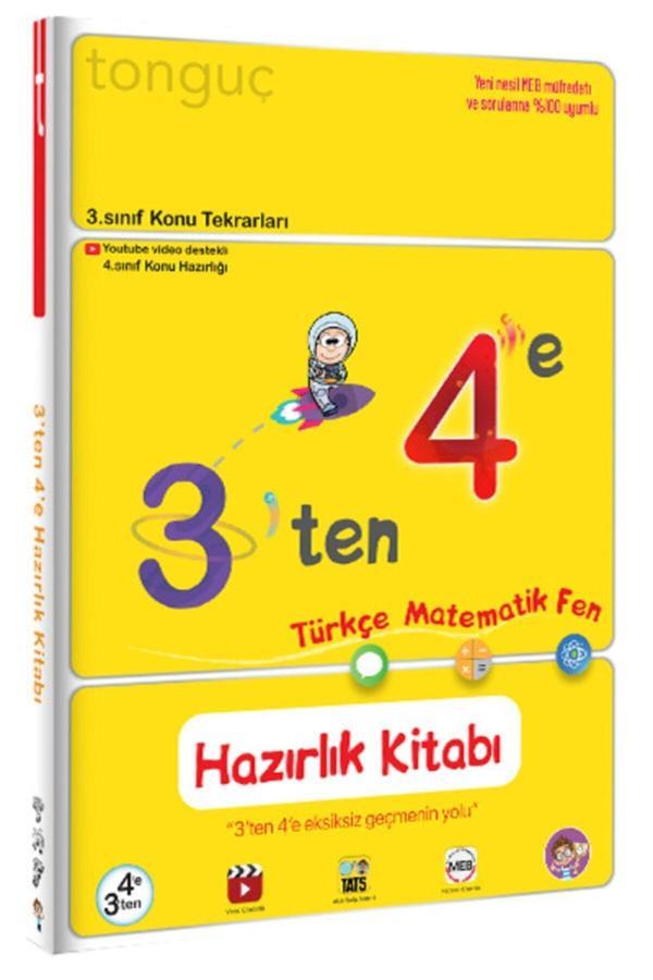 Tonguç Akademi Güncel Baskı 3'Ten 4'E Hazırlık Kitabı - Tonguç Akademi - Image 1