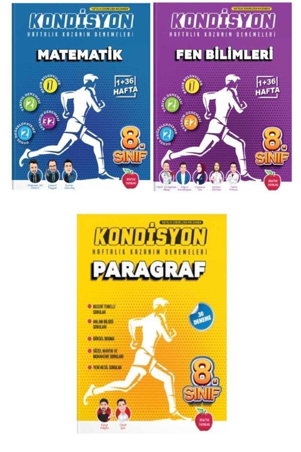 Newton Yayınları 8.Sınıf Kondisyon Matematik Fen Bilimleri Paragraf 37 Hafta Deneme Yeni 2023 2024 - Newton Yayınları - Image 1