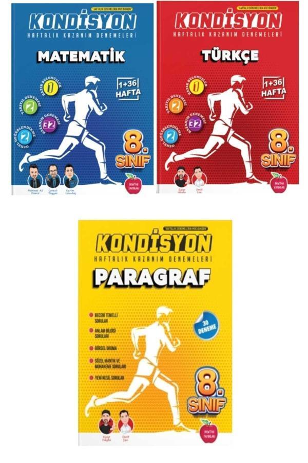 Newton Yayınları 8.Sınıf Kondisyon Matematik Türkçe Paragraf 37 Haftadenemeyeni 2023-2024 - Newton Yayınları - Image 1