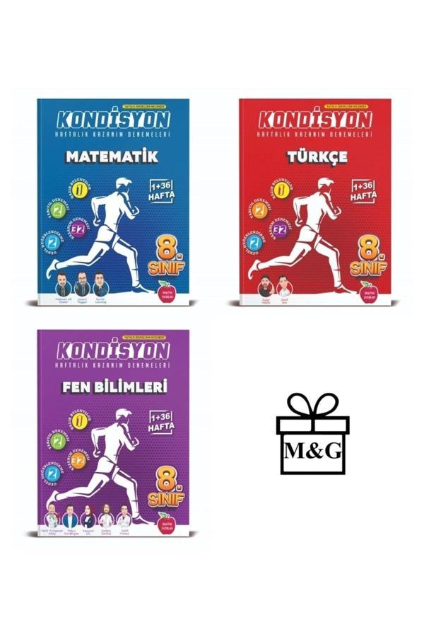 Newton Yayınları 8.Sınıf Kondisyon Matematik Türkçe Ve Fen Bilimleri Deneme - Newton Yayınları - Image 1