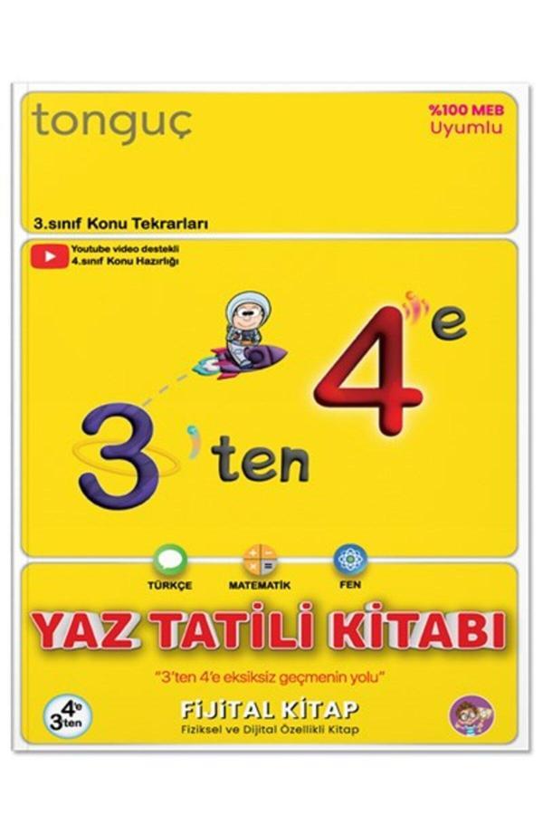 Tonguç Yayınları 3'Ten 4'E Hazırlık Kitabı - 3. Sınıf Konu Tekrarları - Tonguç Yayınları - Image 1