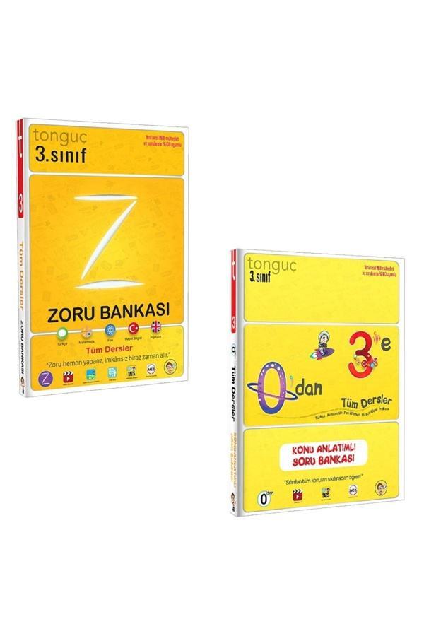 Tonguç Akademi 3. Sınıf Tüm Dersler Zoru Bankası + 0'Dan 3'E Konu Anlatımlı Soru Bankası - Tonguç Akademi - Image 1