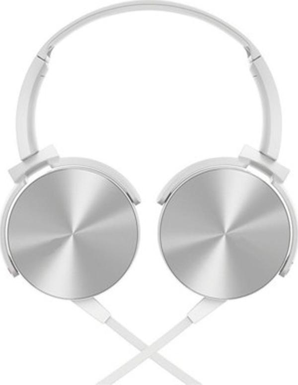 Winex Mobile Hd Extra Bass Kablolu Mikrofonlu Kulaklık Beyaz - Image 1