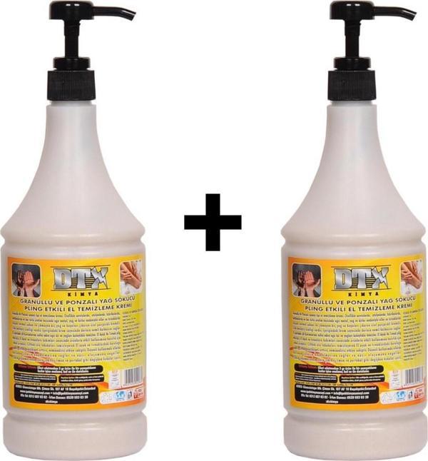 2 Adet Endüstriyel Ponza'lı El Temizleme Kremi ( Sabunu) 1 kg - Image 1