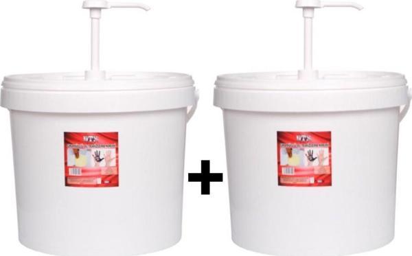 2 Adet Yumuşak Pompalı Sanayi Tipi Granürlü El Temizleme Sabunu (Kremi) 15 kg - Image 1
