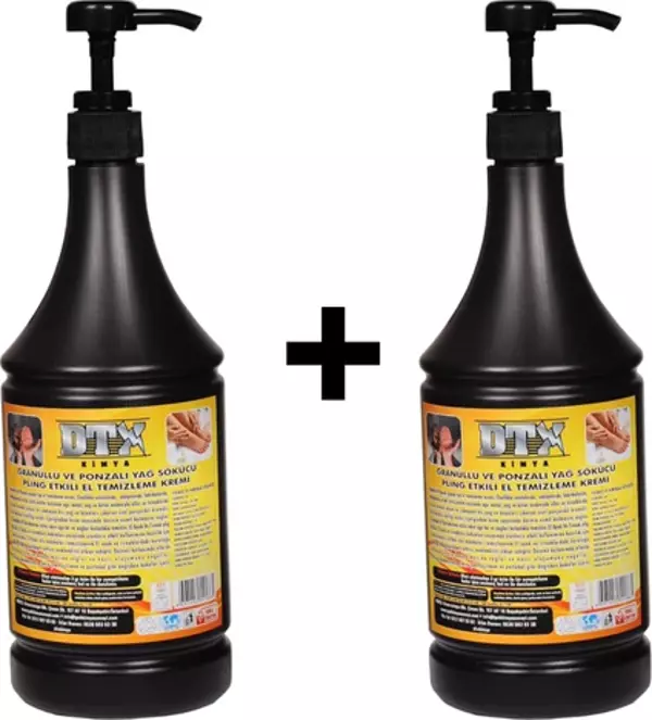 Dtx Kimya 2 Adet Sanayi Tipi Granürlü El Temizleme Kremi Sabunu 1 Kg - Image 1