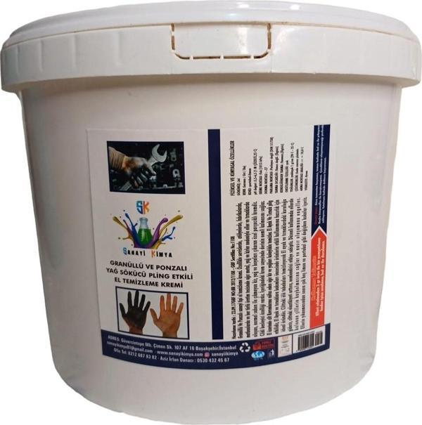 Dtx Kimya Endüstriyel Granürlü Ponzalı El Temizleme Sabunu 5 kg - Image 1