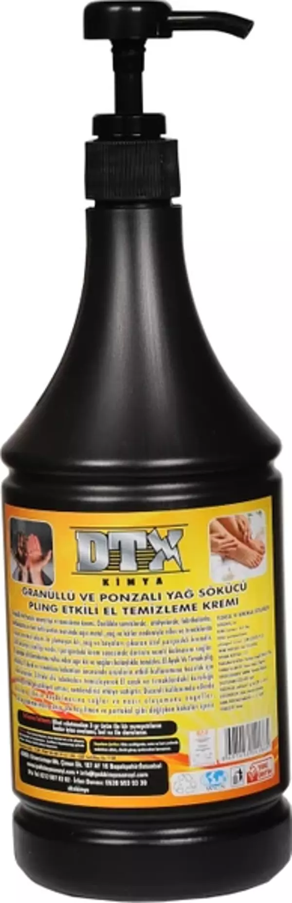 Dtx Kimya Sanayi Tipi Granüllü El Temizleme Kremi Sabunu 1 Kg - Image 1