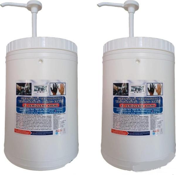 Dtx Kimya Sanayi Tipi Granürlü Ponzalı El Temizleme Kremi 4 kg ( 2 Adet ) - Image 1