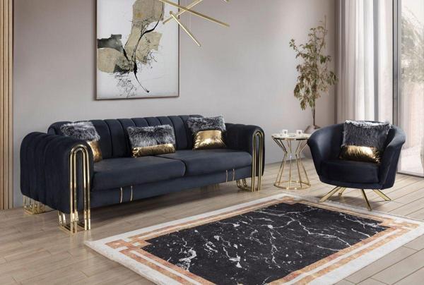 Perla Sofa Vales Koltuk Takımı Antrasit - Image 1
