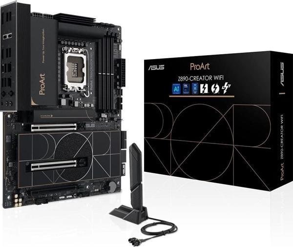 Asus PROART Z890-CREATOR WiFi 9000mhz(OC) M.2 1851p ATX Anakart - Image 1