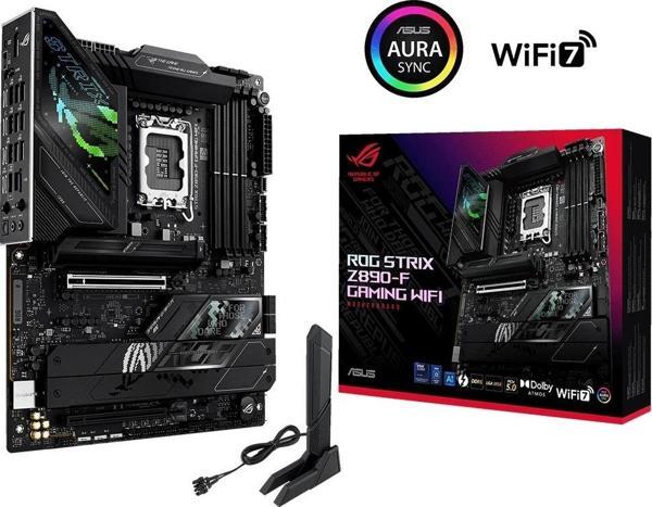 Asus ROG STRIX Z890-F GAMING WIFI 8600mhz(OC) RGB M.2 1851p ATX Anakart - Image 1