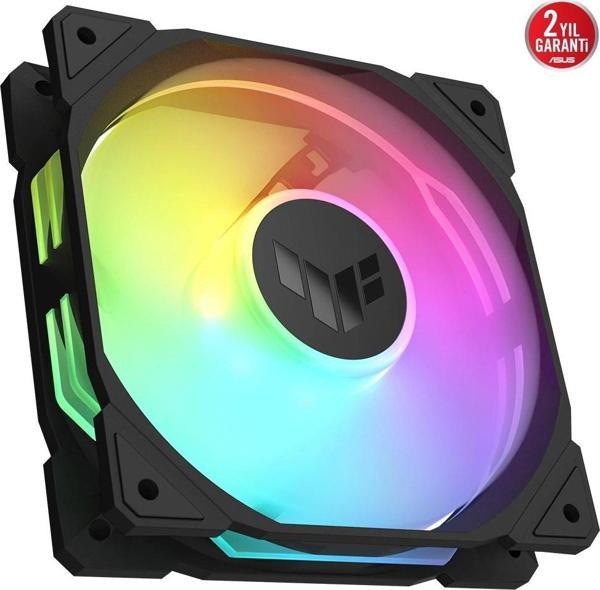 Asus TUF Gaming TR120 ARGB Siyah 120mm 3lü Set Kasa Fanı - Image 1
