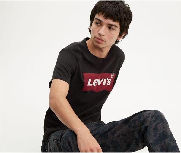 Levi'S Graphic Set-In Neck Graphic Erkek Siyah Tişört - Image 1