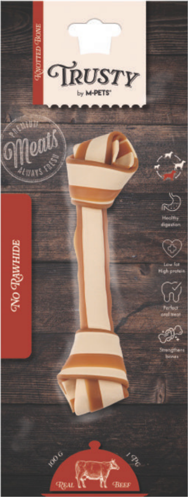 M-PETS Trusty Beef Tatlı Patatesli Köpek Ödülü 100 Gr - Image 1