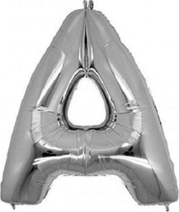 EveFix A (Silver) Harf Folyo Balon - 90 Cm - Gümüş Folyo Harf Balon - Image 1