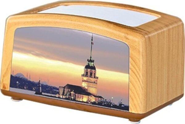 EveFix Ahşap Görünümlü Resimli Yatay Peçetelik - Image 1