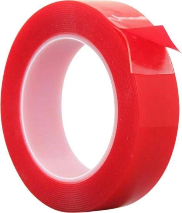 EveFix 2 Metre Şeffaf Ekstra Güçlü Banyo Mutfak Posta Ofis Çift Taraflı Akrilik Silikon Vhb Bant - Image 1