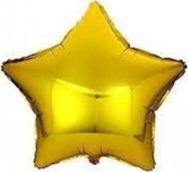 EveFix Altın Yıldız Folyo Balon 25Cm - Image 1