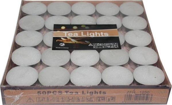 EveFix 100 Adet Beyaz Tealight Mum - Image 1