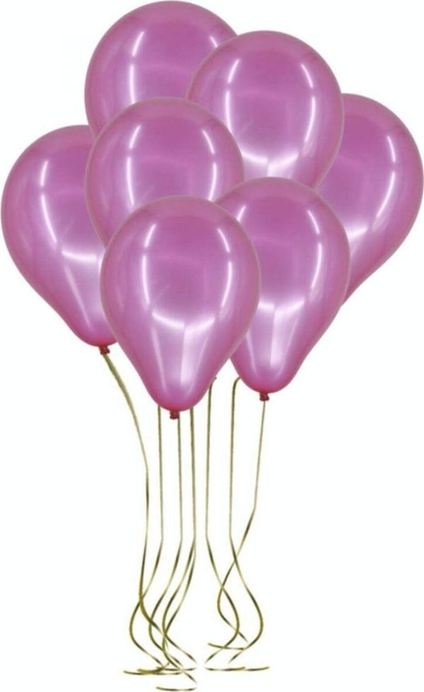 EveFix 100Lü Lateks Pastel Balon Fuşya 12İnç - Image 1