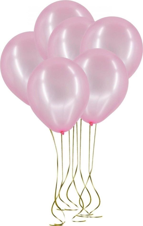 EveFix 100'Lü Lateks Pastel Balon Pembe - Image 1