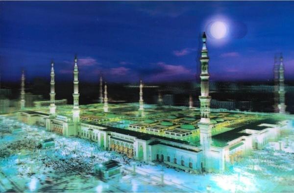 EveFix 5D Elmas Boyama Ekstra Çözünürlüğe Sahip Medine Resmi Tablosu 40X60 Cm - Image 1