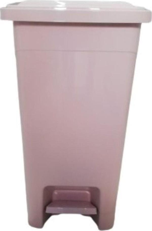 EveFix 15 Lt Slim Pedallı Plastik Çöp Kovası Pembe Renkli - Image 1