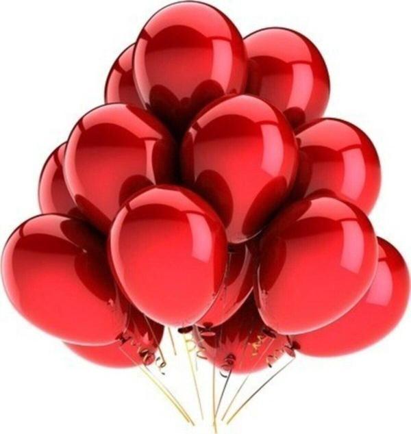 EveFix Balon 25'Li Kırmızı Metalik - Image 1