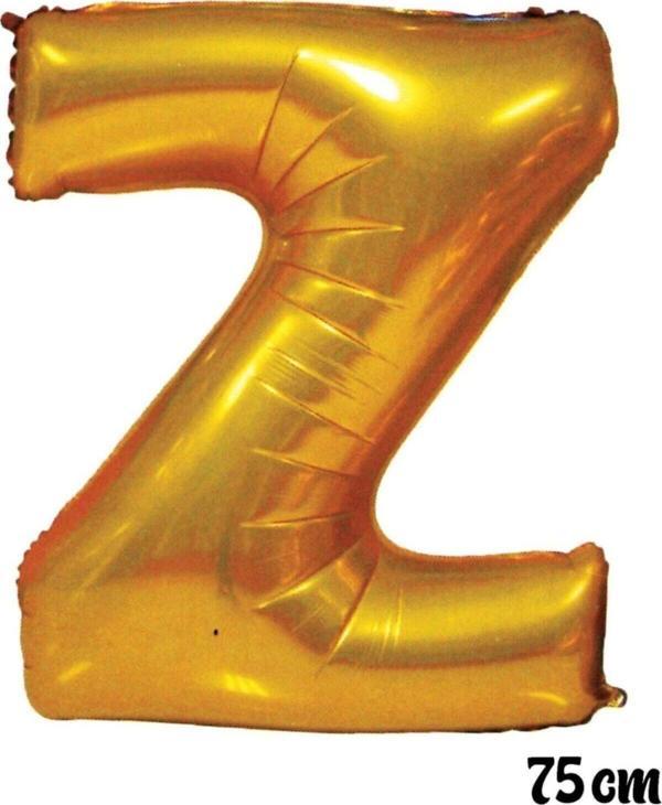 EveFix 75 Cm Z Harfi Folyo Balon Altın - Image 1