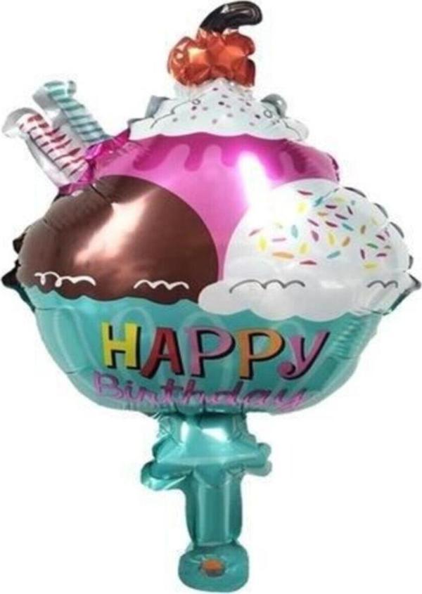 EveFix Cup Dondurma Şekilli Folyo Balon - Image 1