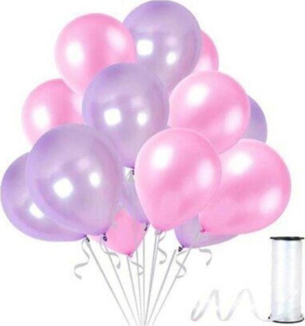 EveFix 30 Adet Metalik Pempe, Lila Balon Konsepti-Uçan-Güzel Balon - Image 1