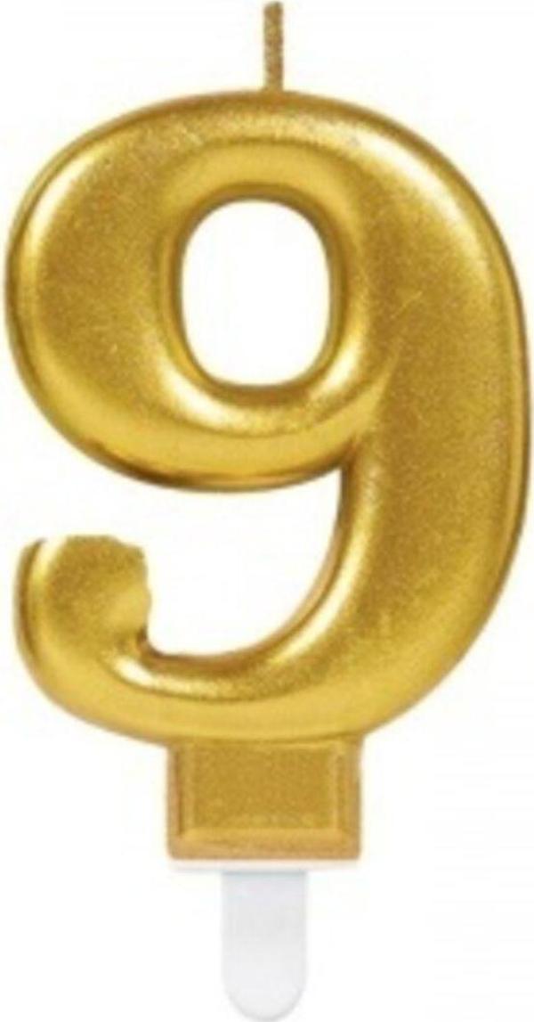 EveFix 9 Rakam Mum Gold Renk - Image 1