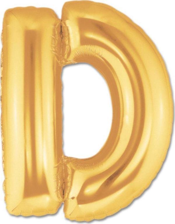 EveFix D Harf Folyo Balon Altın Renk 40 Inç - Image 1