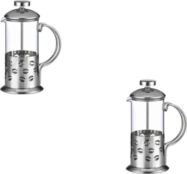 EveFix French Press Bitki Çayı Bardağı 2 Adet 350 Ml Paslanmaz Çelik - Image 1