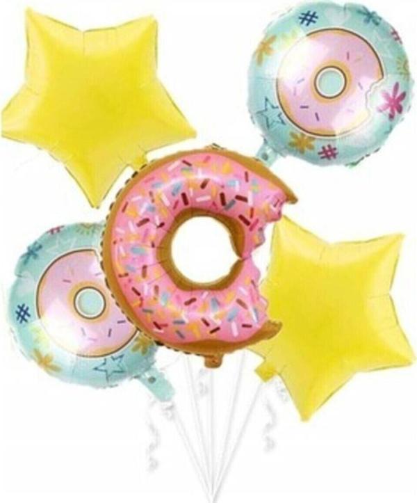 EveFix Donut Folyo Balon 5 Li Set - Image 1