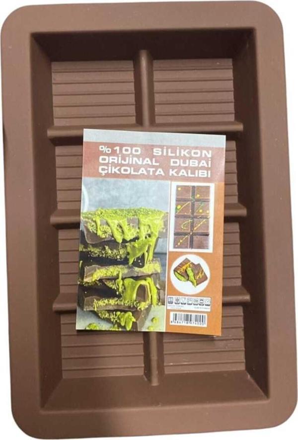 EveFix Dubai Çikolata Kalıbı Silikon Şeker Bar Kalıpları Kalın Çikolata Kalıbı - Image 1