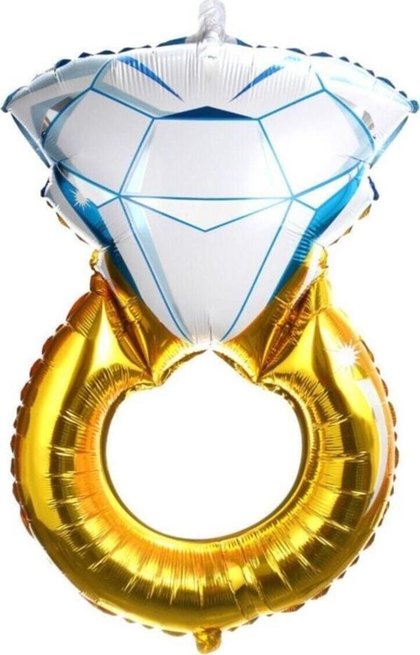EveFix Dev Boy Evlilik Teklifi Tektaş Aşk 110Cm. Folyo Balon Cin125 - Image 1