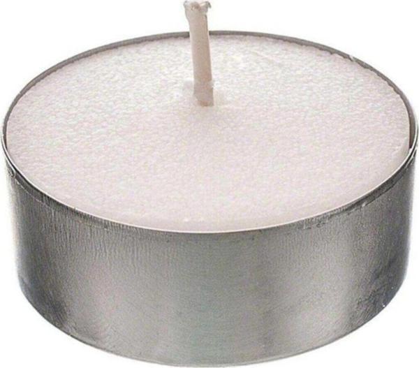 EveFix Beyaz Yuvarlak Tealight Mum - Image 1