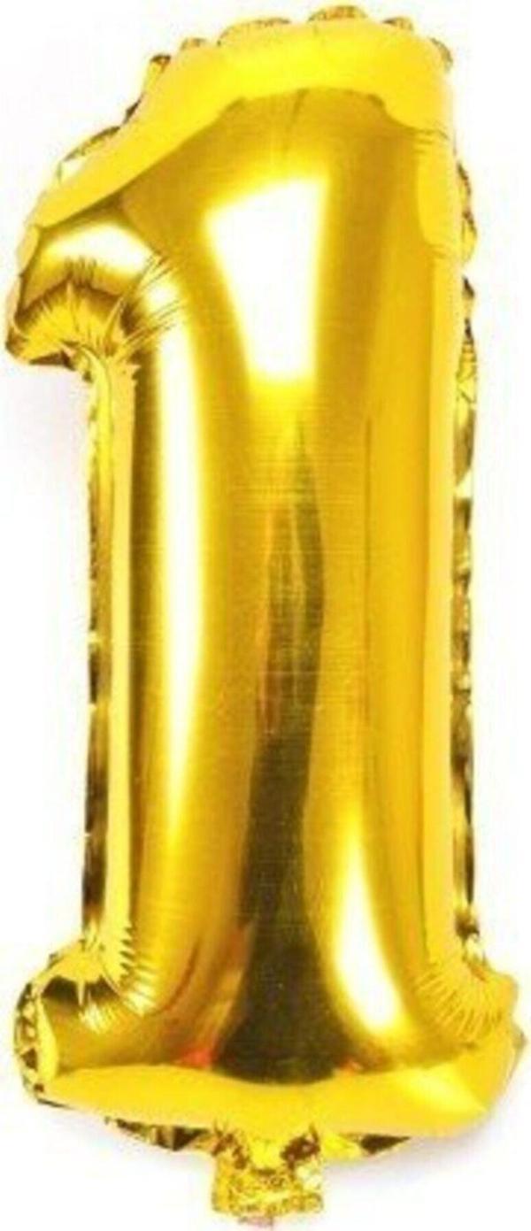 EveFix Gold Folyo Balon 1 Rakamı - Image 1