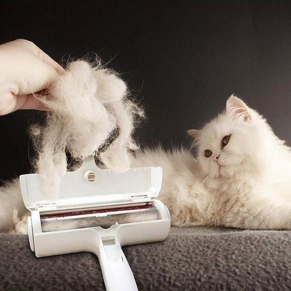 EveFix Hazneli Kedi Köpek Evcil Hayvan Kazak Kıyafet Elbise Halı Yatak Tüy Temizleyici Kıl Toz Toplayıcı - Image 1