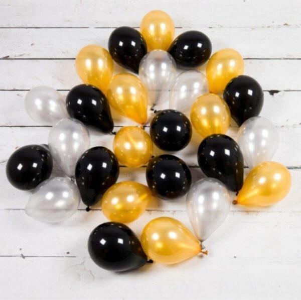 EveFix Gold Siyah Renkler Mini Balon Paketi - Image 1