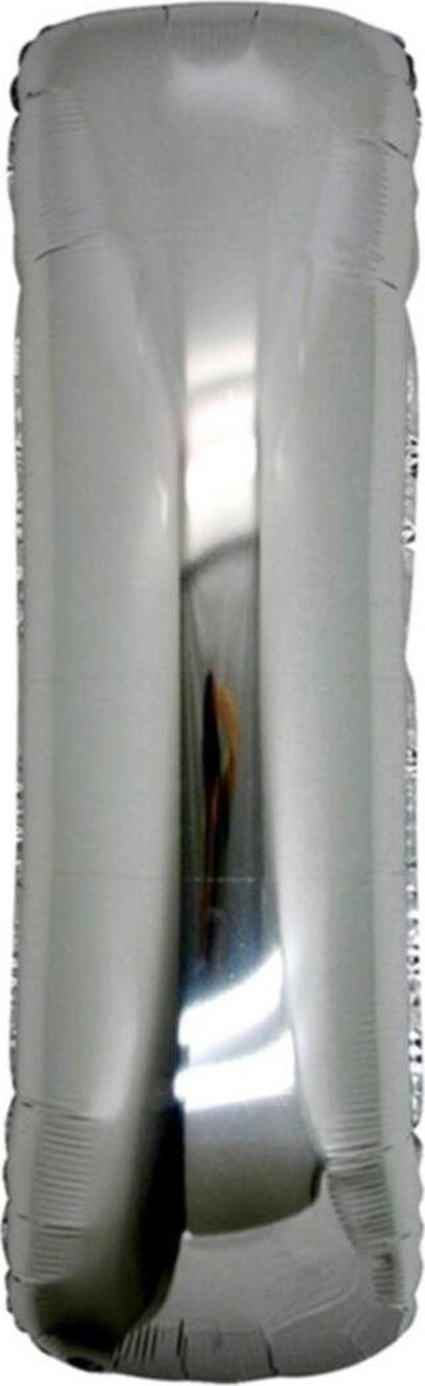 EveFix I Harf Folyo Balon Gümüş Renk 40 Inç - Image 1