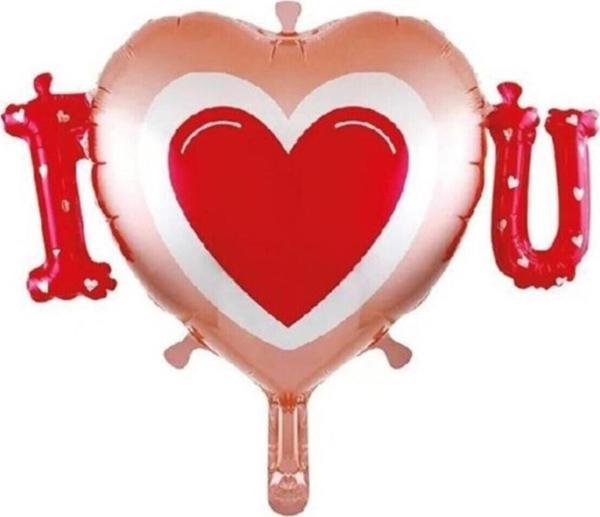 EveFix I Love You Folyo Balon 80X62 - Image 1
